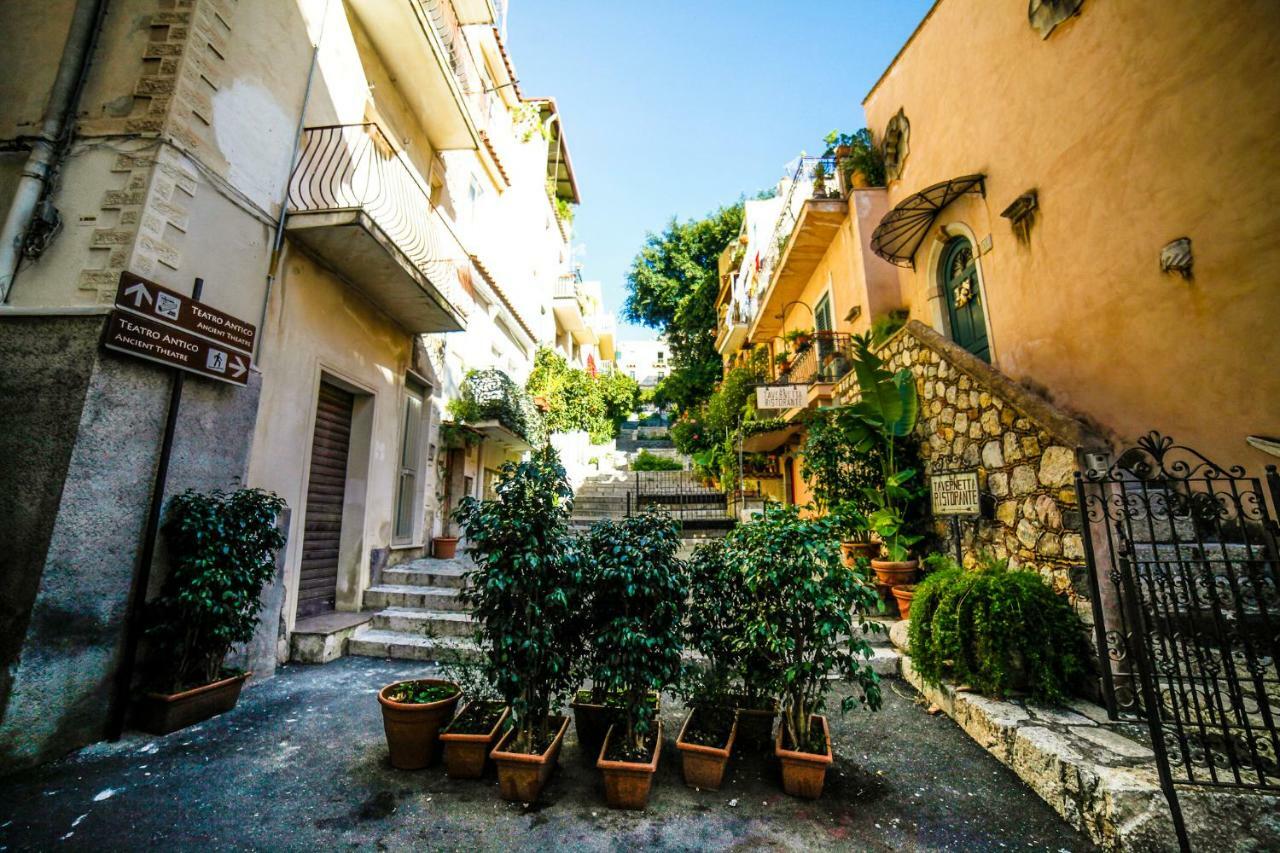 Ferienwohnung Il Gelsomino Taormina Center Exterior foto